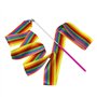 MUROAD 10 Pièces 2 mètres Gym Fitness Rubans de Gymnastique Rythmiques, Danse Tige De Streamer Baton Tournoyant Art Rubans pour 