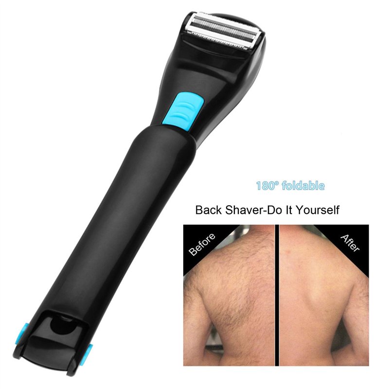 Image secondaire de OFKPO Rasoir Retour Back Hair Shaver électrique Retour Cheveux Rasoir Remover, Cheveux de Dos Épilation du Dos de Corps Pliable 