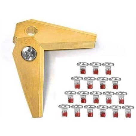 Lot de 18 lames de rechange en titane pour Bosch Indego 800