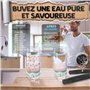 BAYTIZ ® Filtre à Eau Végétal au Charbon Actif - Baton de Binchotan Bio x5 - Purifier l' Eau du Robinet - en Bois Naturel - Cara