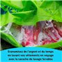 Scrubba Sac Lave-Linge Portatif 2.0 - Sac Étanche D’essorage pour le Voyage, Camping, Randonnée - Essentiel pour Faire Sa Lessiv