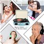 DIGITNOW! Platine Vinyle 3 Vitesses Tourne Disque avec Enceintes Intégrées, Vinyle à MP3 USB Retro Convertisseur