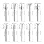 20Pcs 3mm 1/8" fraises acier rapide fraises à Bois Kit d'Accessoires Fraises à Défoncer pour Outil Multi