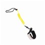 Planche de Surf Laisse Stand up Paddle Board enroulé Printemps Laisse Jambe Pied Corde Surf Laisse 5mm(Jaune),braceletde Maintie