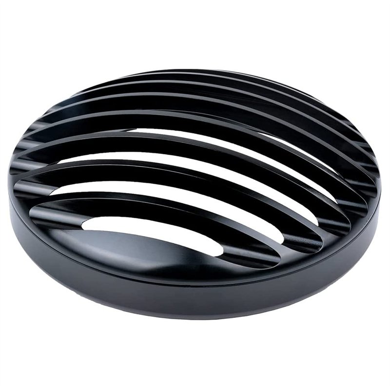 Image secondaire de ANCLLO Grille de phare de moto de 14,7 cm pour Harley-Davidson Dyna Super Glide Custom Low Rider Street Bob Super Glide Wide Gli