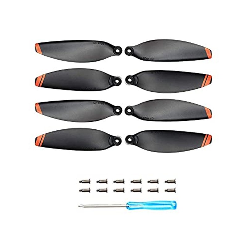 Tiardey Hélices Mavic Mini 2, Accessoire d'origine pour Lames de Rechange à Faible Bruit et à dégagement Rapide Mini 2 (Bord Oran)