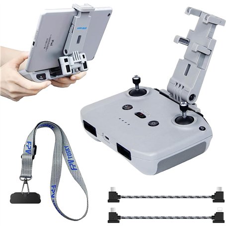 FPVtosky Support de Tablette Pliable pour DJI Mini 2 Mavic Air 2 / Air 2S Mavic 3 DJI Mini 3 Pro