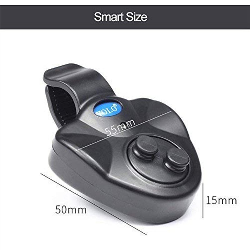 Image secondaire de OFKPO Alarme de Pêche, Alarme de Touche Peche pour Canne à Pêche pour Pêche Nuit Pêche Maritime Nocturne