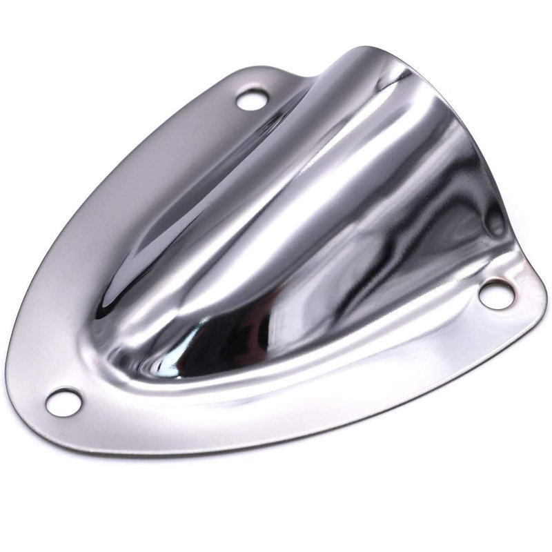 POFET Lot de 2 grilles d'aération en Acier Inoxydable pour Bateau,Couvercle d'évent de câble Passe-câble à Travers Le matériel d