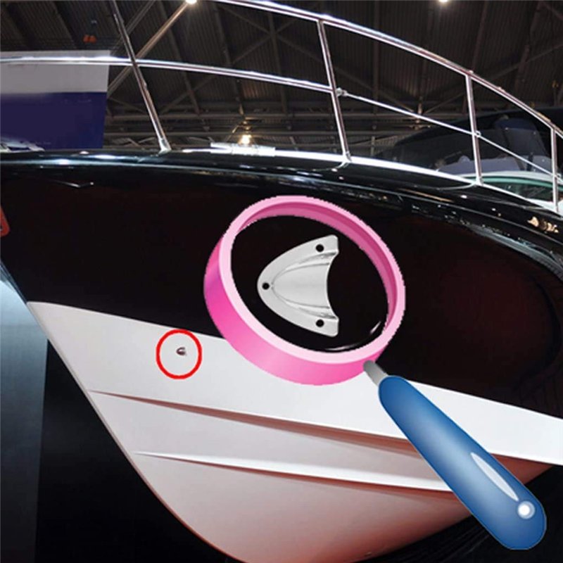 Image secondaire de POFET Lot de 2 grilles d'aération en Acier Inoxydable pour Bateau,Couvercle d'évent de câble Passe-câble à Travers Le matériel d