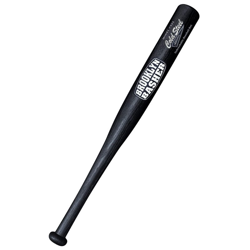 Cold Steel Mixte Brooklyn Basher Batte de baseball, Noir, Longueur: 61 cm Diamètre: 5,4, 24-Inch