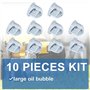 10 Pièces Pompe d'amorce pour STIHL FS38 FS40 FS45 FS55 FS56 FS80 FS85 FS130, AUMEL Ampoule d'amorce Accessoire Tasse d'huile de