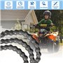 XAVSWRDE Chaîne de pignon 25H 158 maillons pour mini moto 47 cc 49 cc 2 temps Mini Moto Dirt ATV Quad 4 roues