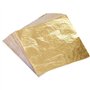 100 Feuilles Imitation Feuille d'Or pour les Arts