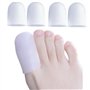 xwanli Protection gros orteil, 4 Pièces Capuchons d'orteils, pour Soulager Pied la Douleur, Contre Les Ampoules et Cors