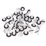 Cuigu 50Pcs Clips De Panneau De Porte De Voiture avec Bague D'étanchéité pour E34 E36 E38 E39 E46 M3 M5 Z3 X5