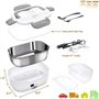 boite repas 12v24v220v 100 W etanche réchauffe plat b