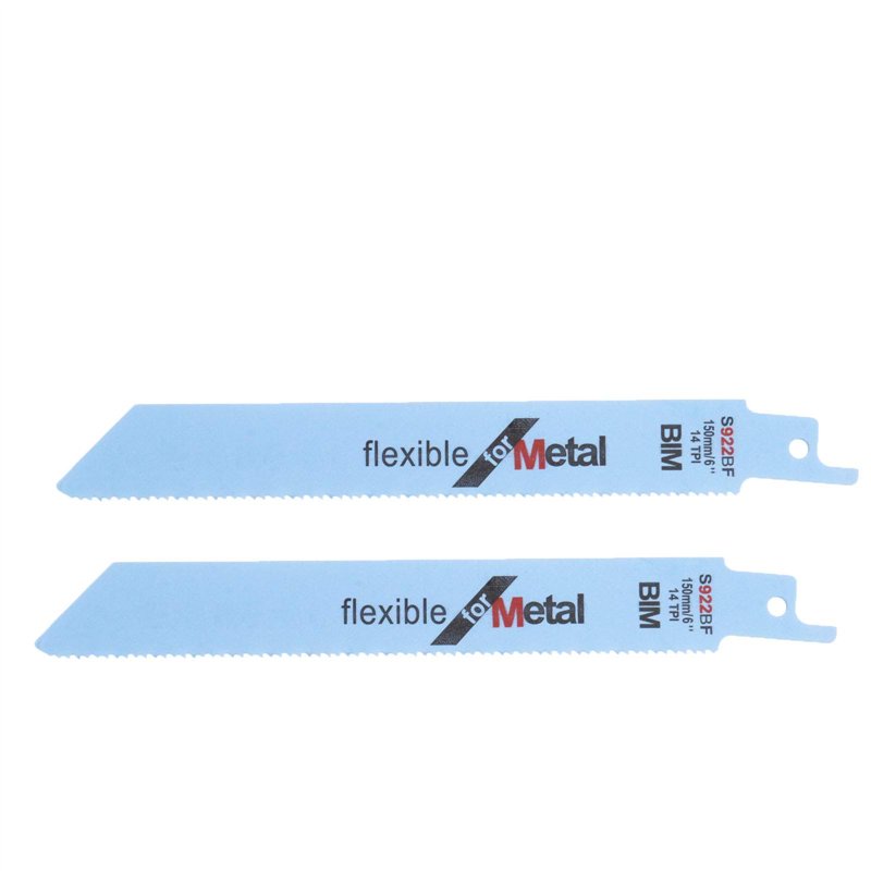 Image secondaire de ENET Lames de Scie 150mm Sabre Alternatif a vu Lames de Coupe métal pour Bosch S922BF, 10pcs