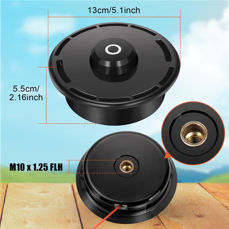 Image secondaire de Tête de débroussailleuse pour Honda UMK425E UMK431E UMK435E UMR425E UMK431 UMT431 UMK425 UMK435 UMK422 GX25 GX35