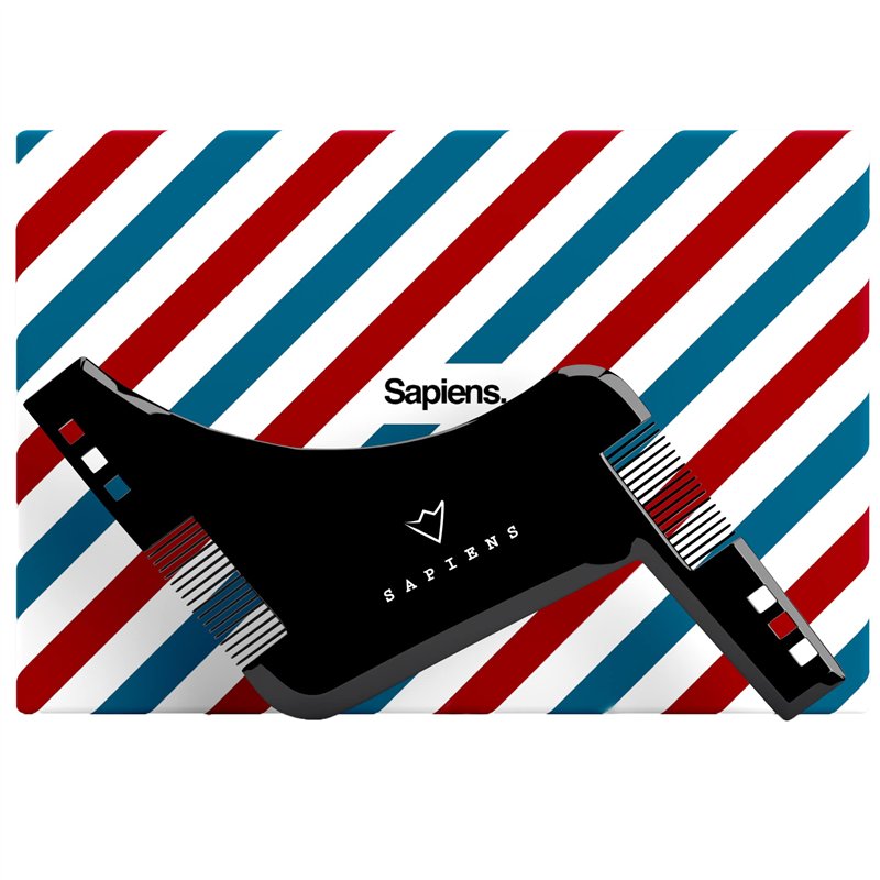 Peigne Pochoir Barbe Homme par Sapiens