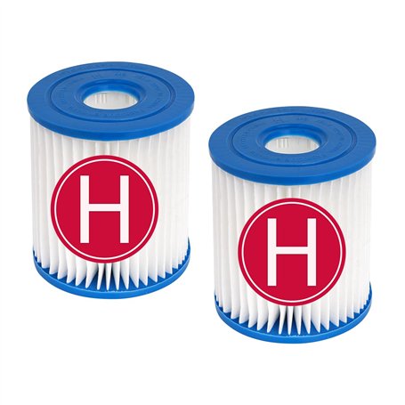 YanBan Lot de 2 Cartouches filtrantes de Rechange compatibles avec Intex 28601/28602 Les Pompes de Filtration