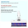YanBan Brosse électrique à tête de Brosse Compatible avec Xiaomi Dreame V8 V9B G9 K10 1C Les pièces d'aspirateur (Remarque : Uni