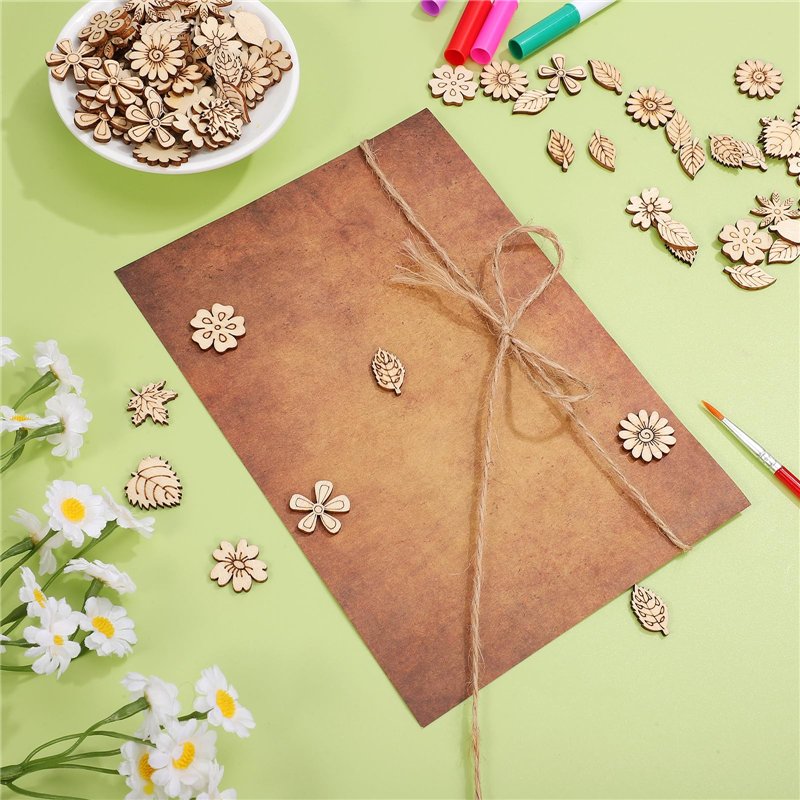 SUPVOX 100pcs Tranches En Bois Naturelles 20mm Pour Bricolage Créatif - Décorations Éducatives Et Artisanales - Idéal Pour Scrap