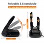 MBSM Sèche-Bottes et Chaussures, sèche-Gants et Chauffe-Bottes avec souffleur Thermique, Support Portable réglable et minuteur, 