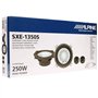 1 Kit 2 Voies Alpine SXE-1350S 13,00 cm 130 mm Haut-parleurs Gris 5" 40 Watts rms 250 Watts Max impédance 4 ohms Voiture, par Pa