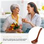 TsunNee Louche à soupe en bois naturel Longueur 22,9 cm