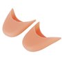 Artibetter Une paire de chaussures de danse de ballet en pointe en gel de silicone souple avec protège-orteils (Nude)