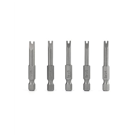 QWORK® 5 Pcs Embouts de Tournevis en Forme de U