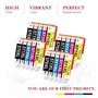 Toner Kingdom 20 Pack 570XL 571XL Cartouches d'encre Compatibles pour Canon PGI-570 CLI-571 XL pour Canon PIXMA MG5750 TS5050 MG