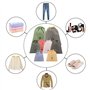 Sac à Cordon de Serrage, Pomeloone 8 Pièces Organiseurs de Bagage Sacs, Sac à Cordon Étanche Sac Linge Sale Enfant, Sac à Cordon