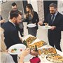 Fuyit 200Pcs Assiettes Jetables en Bagasse de Canne à Sucre, Couverts Jetables,Fourchettes, Couteaux et Cuillères pour La Fête,