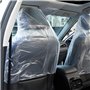 Auptiz 10pcs de Housses de Siège Auto Unidirectionnelles Faites de Protections en Plastique, Imperméable Et Anti-poussière Houss