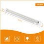 12V Barre de lumière intérieure à LED, Eclairage Voiture Lumineuse avec Interrupteur Marche/arrêt 1200LM Barre de Bande Lampe po