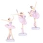 VOSAREA 3 Pcs Ballerine Statues Bureau Ornement en Plastique Danse Fille Artisanat Danseur Ballet Figurines pour La Décoration I