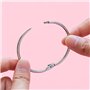 CYIOU 10 Pcs 55mm Anneaux de Reliure Livre Anneaux Articulés en Métal Feuilles Mobiles Anneaux Classeur 2.2 Pouces Anneau de Rid