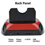 Tccmebius TCC-S862-DE USB 2.0 à SATA IDE Dual-Bay HDD Disque Dur Station d'accueil avec Lecteur de Cartes et Hub USB 2.0 pour 2.