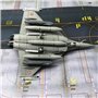 Colcolo 1/72 Modèle Aviation Chasseur Français, Avion Rafale avec Support pour Collection, Décoration