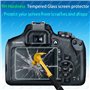 ULBTER Protection écran pour Canon EOS 2000D 1300D 1200D et Housse de Sabot, 2000D Verre Trempé Dureté 9H Screen protector -Lot