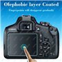 ULBTER Protection écran pour Canon EOS 2000D 1300D 1200D et Housse de Sabot, 2000D Verre Trempé Dureté 9H Screen protector -Lot