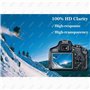 ULBTER Protection écran pour Canon EOS 2000D 1300D 1200D et Housse de Sabot, 2000D Verre Trempé Dureté 9H Screen protector -Lot