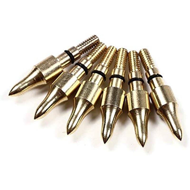 Image secondaire de Namvo 12pcs 100grn Vis Noire dans la Pratique Pointes de flèches, Pointes de Champ de Balle de tir à l'arc, Arbalètes de Petit g