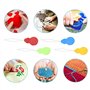 12 Pcs Enfile-Aiguilles, Enfile-Aiguilles en Plastique pour Couture, Plastique DIY Enfile-Fil, Point de Croix Enfile-Aiguilles, 