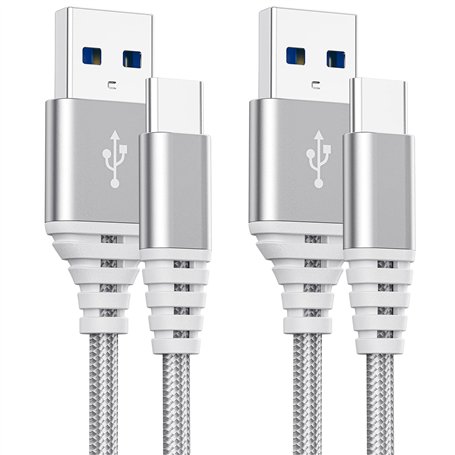 Câble Usb Type C Charge Rapide 2M+3M Chargeur pour Samsung S21 S20 Plus Ultra FE A54 A34 5G S8 S9 A12 A13 A14