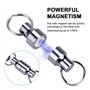 DeWin Boucle Magnétique de Pêche,Mouche Pêche Magnétique Net Aimant Epuisette Peche Aimant Boucle Pêche pour la Pêche
