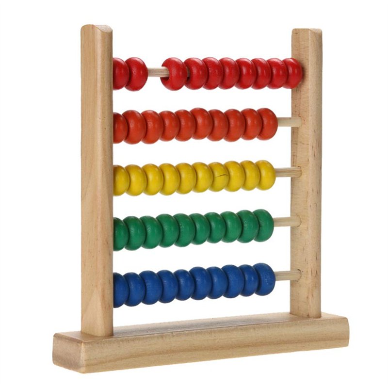 Boulier Enfants en Bois Jouet,Bois Enfant Abacus Jeu Educatif Joue,Abacus Jouet en Bois Classique,Le Cadeau Parfait pour Que Les