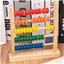 Boulier Enfants en Bois Jouet,Bois Enfant Abacus Jeu Educatif Joue,Abacus Jouet en Bois Classique,Le Cadeau Parfait pour Que Les